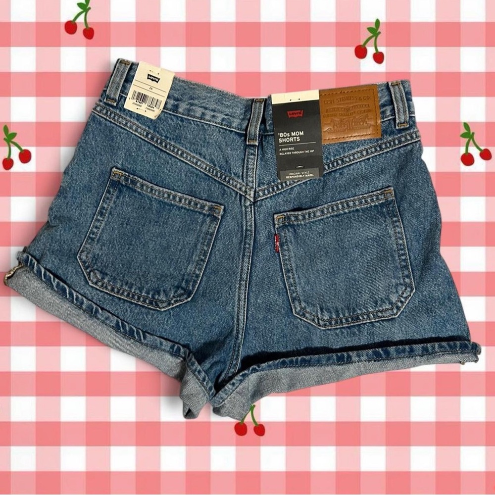 Levi’s Vintage Inspired High Waisted Denim Mom Shorts